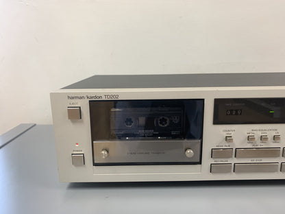 Harman Kardon TD202 Cassette Deck * New Belts * 1986