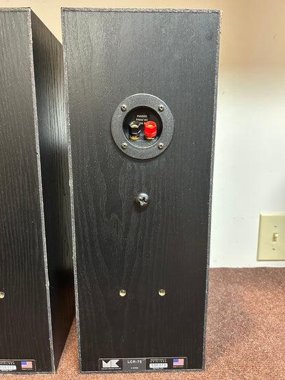 M&K LCR-75 Bookshelf Speakers * Fully Serviced * New Foams 10/2026