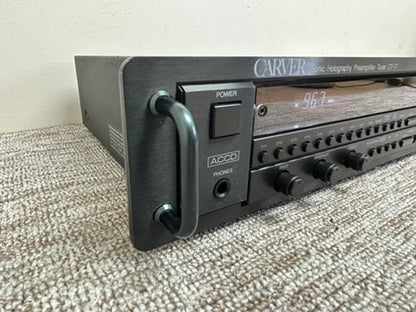 Carver CT-17 Preamplifier/Tuner * Fully Serviced * Tuner does work but can't lock stations * AS IS