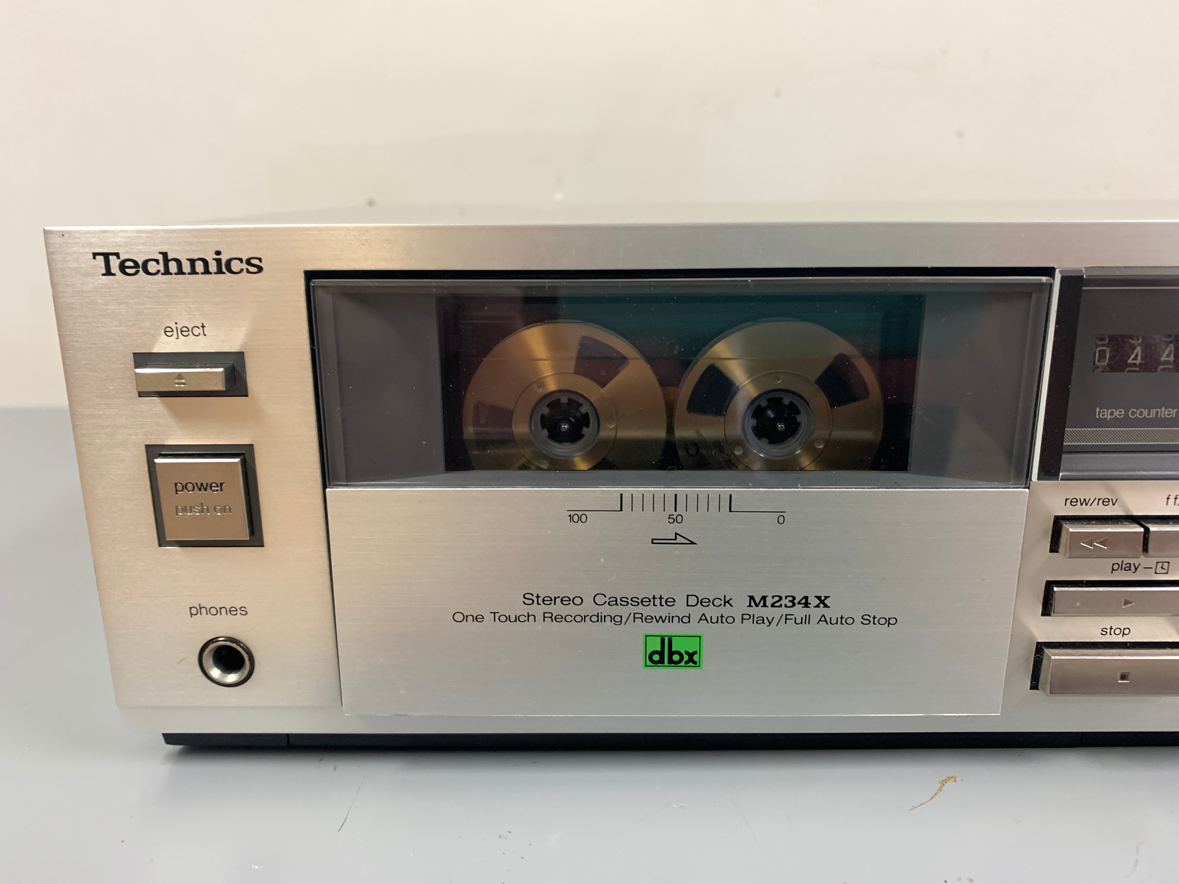 テクニクス照明　Technics ビンテージ品 Technics M234X Single Cassette Deck – The Turntable Store