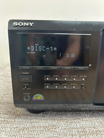 Sony CDP-CX400 CD Changer * 400 Discs * Remote * Fully Serviced * New Belts