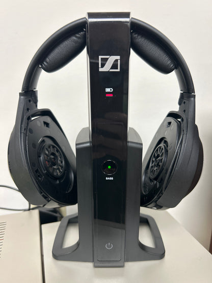 Sennheiser HDR 165 Headphones & Base TR 165 w/ NEW EARPADS