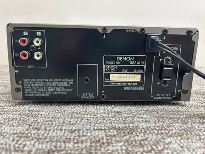 Denon DRR-M10 Single Cassette Deck * Midi Size * 100V Made in Japan * Fully Serviced