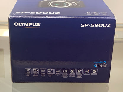 Olympus SP-59OUZ Digital Camera Bundle w/Accessories & Original Box