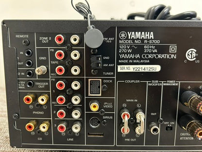 Yamaha R-S700 Stereo Receiver * 2ch * 100W RMS * Remote * Manual * Box * Fully Serviced