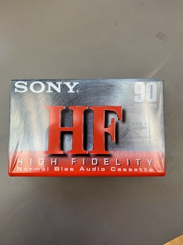 1995-96 Sony HF Normal Blank Cassette 90mins