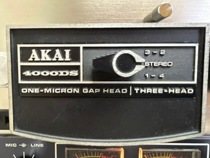 Akai 4000DS Reel to Reel Recorder * Fully Serviced * New Belts *