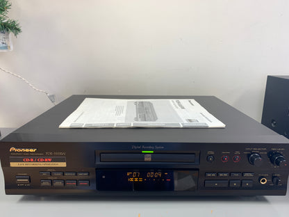 Pioneer PDR-555RW Single CD Player / Recorder * Manual