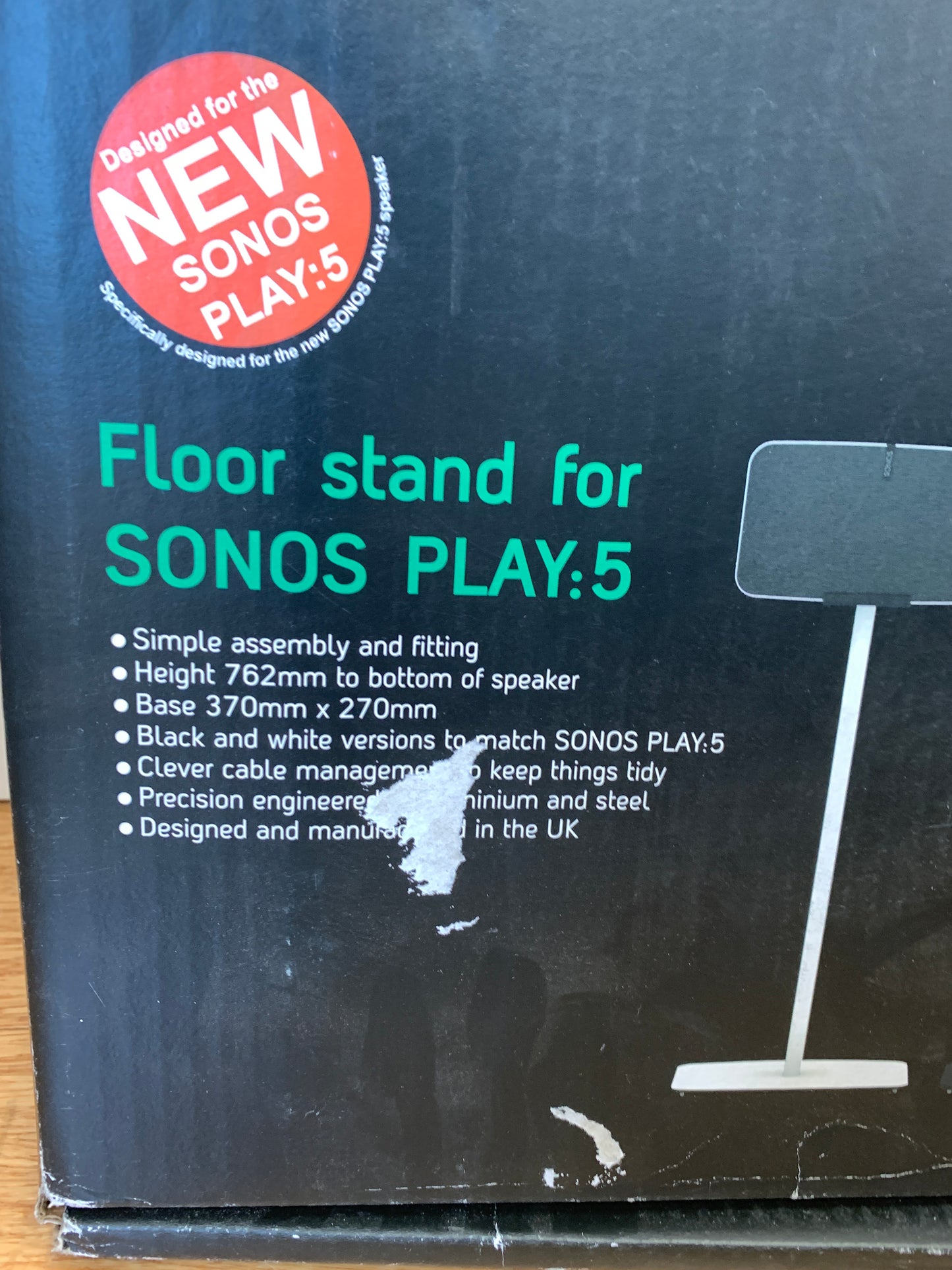 Flexson Floorstand for Sonos PLAY:5 Stand