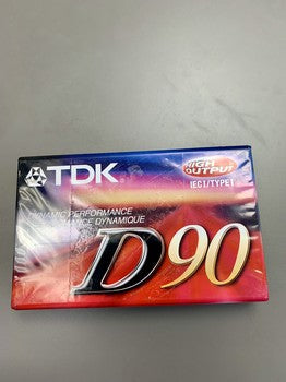 1997-01 TDK D90 IECI Blank Cassette 90 mins