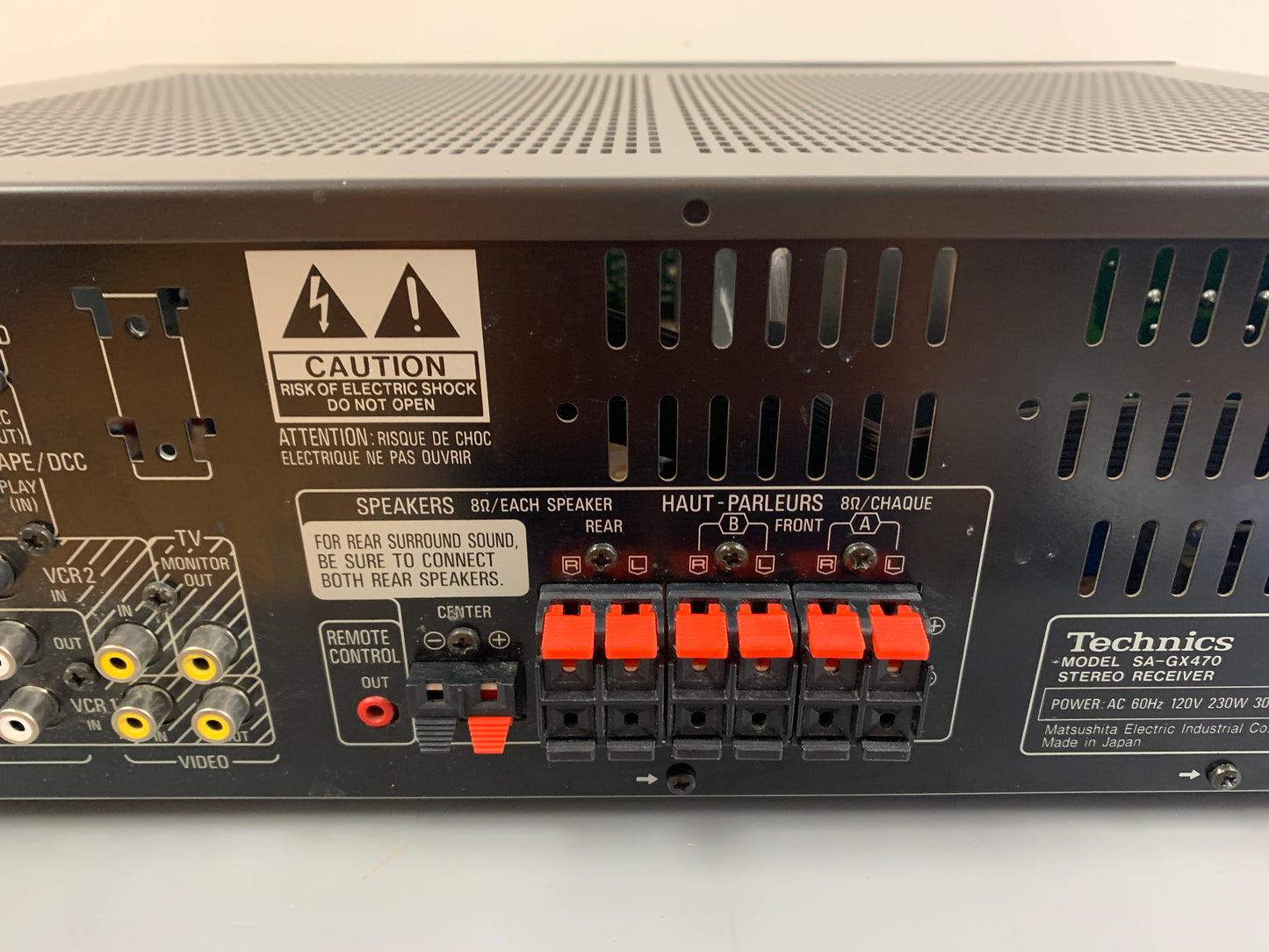 Technics SA-GX470 Stereo Receiver