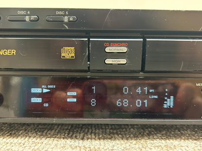 Sony RCD-W500C Cd Changer 5 Discs and CD Recorder * Remote * Fully Serviced * New Belts