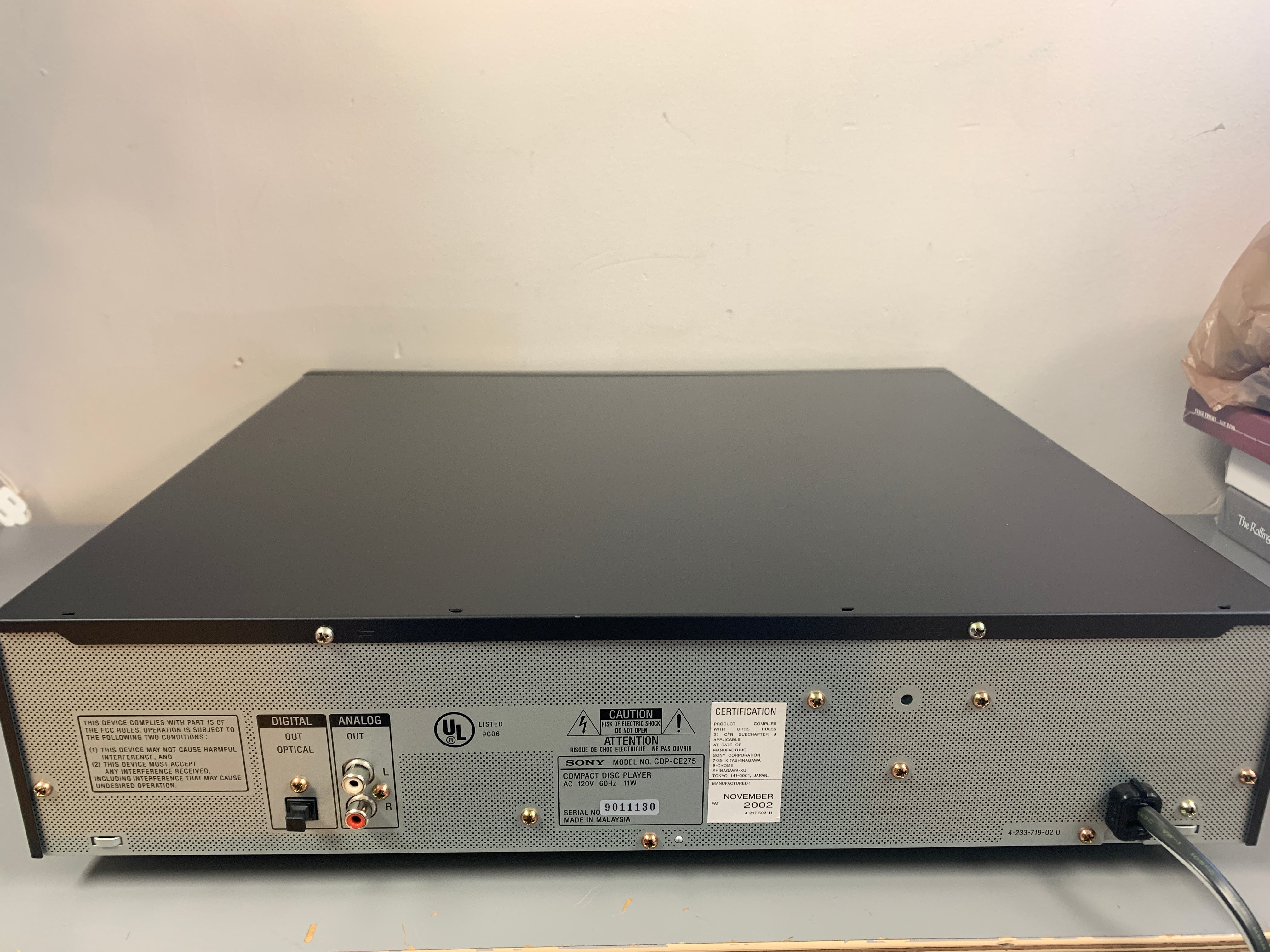 Sony CDP-CE275 CD Changer – The Turntable Store
