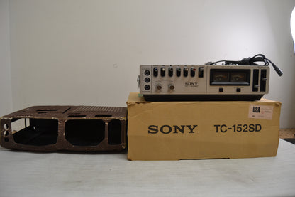 SONY TC- 152SD (TC-2850SD) Cassette Deck - RARE * Box * Leather Case * Manual * Fully Serviced