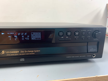 Sony CDP-CE375 Compact 5-Disc Carousal