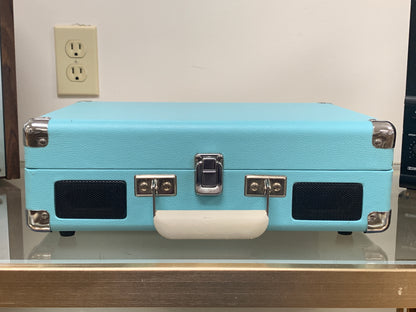 Crosley Cruiser Plus Portable Vinyl Record Player Bluetooth Turntable Blue