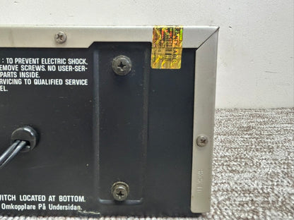 Technics SH-8055 Stereo Graphic Equalizer with Spectrum Analyzer and Technics RP-3215E Condenser Microphone * Fully Serviced