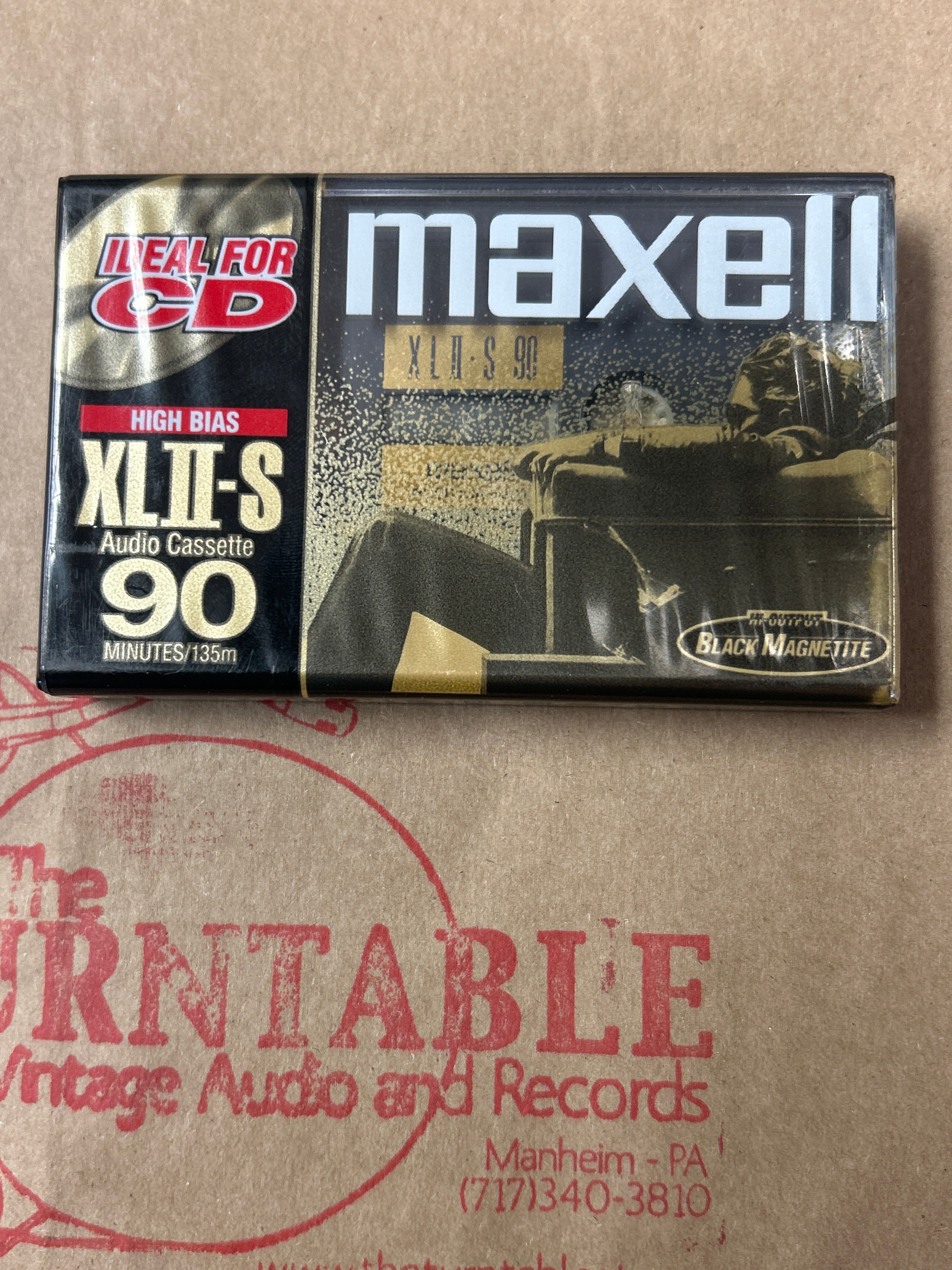 2001-01 Maxell XLII-S Blank Cassette 90 mins SEALED NOS