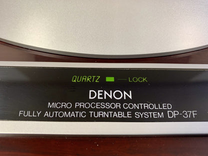 Denon DP-37F Turntable * Signet Cartridge