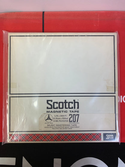 SCOTCH 10 inch 207/218 Recording Tape Metal Reel 3600ft * Box * Used