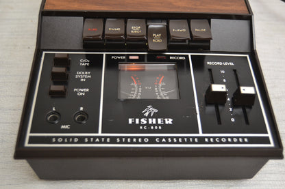 Fisher RC-808 Single Cassette Deck * Fully Serviced * New Belts