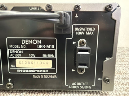 Denon DRR-M10 Single Cassette Deck * Midi Size * 100V Made in Japan * Fully Serviced