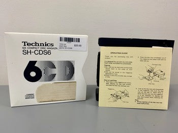 Technics six compact disc magazine SH-CDS6