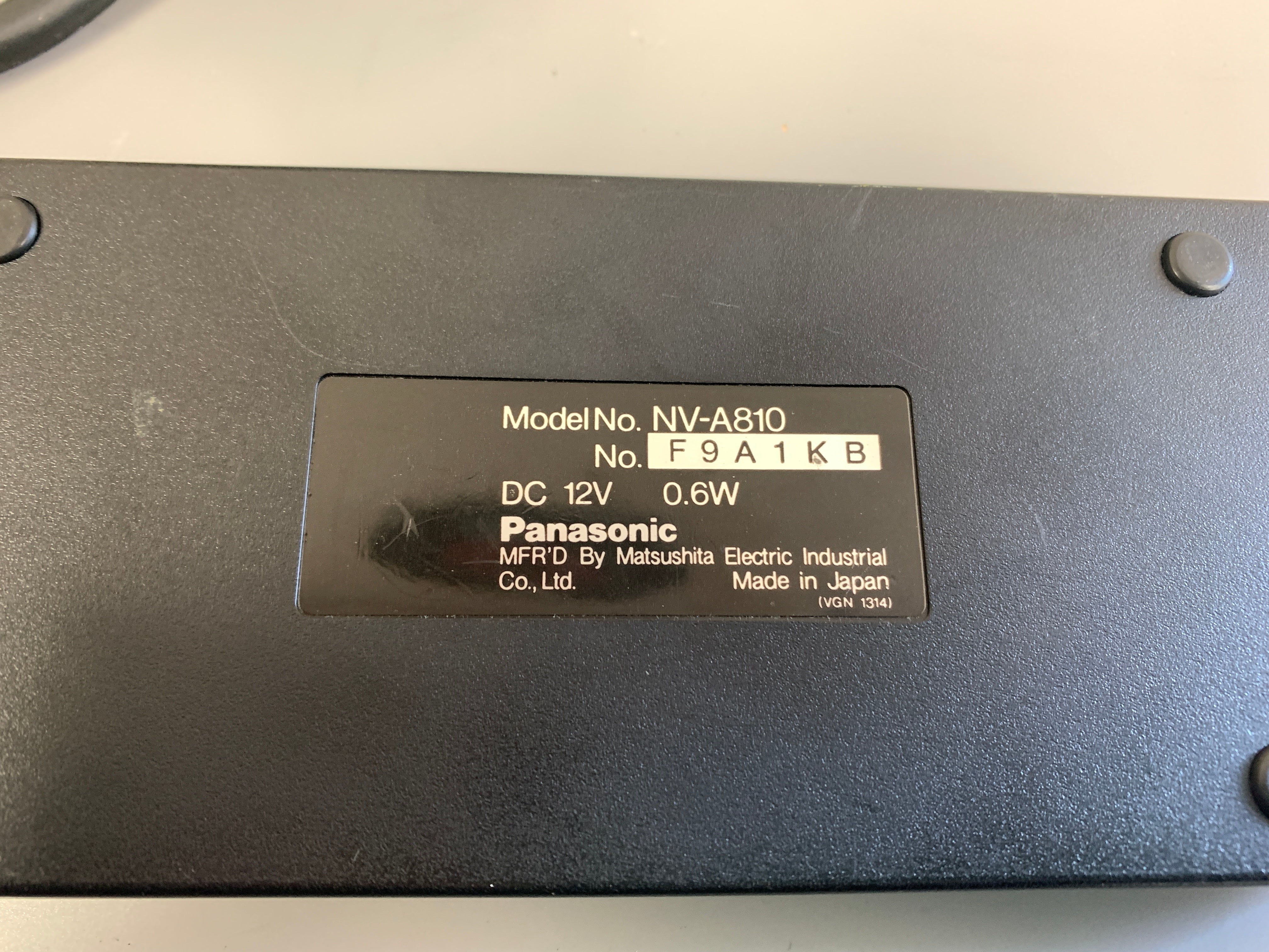 Panasonic NV-A810 Remote Control – The Turntable Store