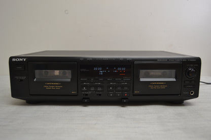 Sony TC-WE605S Double Cassette Deck * Fully Serviced * New Belts
