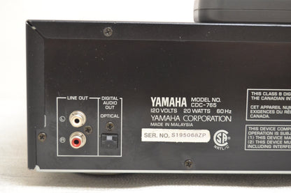 Yamaha CDC-765 Cd Carousel * 5 Discs * Remote * Fully Serviced * New Belts