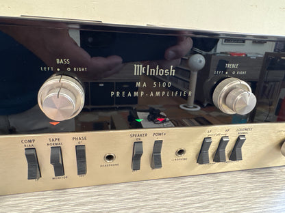 McIntosh MA-5100 Stereo Integrated Amplifier * Fully Serviced * $150 Flat USA Ship