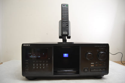 Sony CDP-CX355 CD Changer * 300 CDs * Remote * Fully Serviced * New Belts