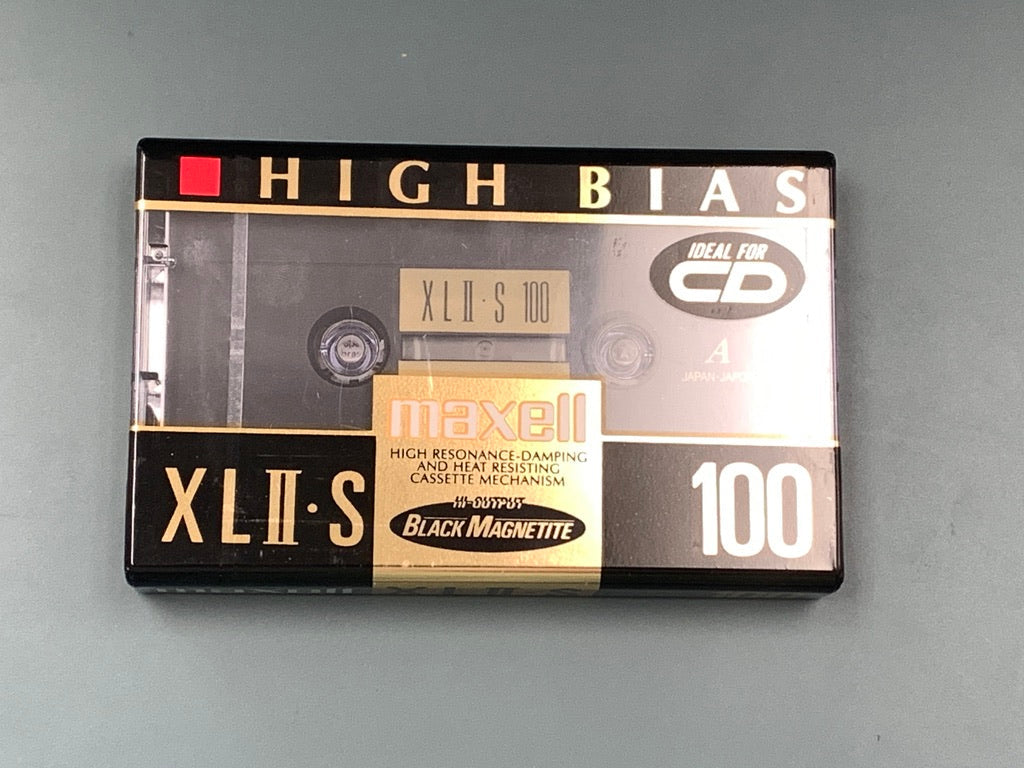 1992-96 Maxell XLII-S IEC Type II High CrO2 SEALED Blank Cassette 100 mins