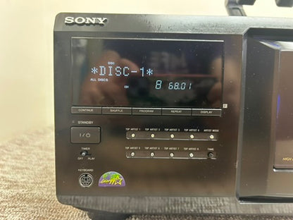 Sony CDP-CX400 CD Changer * 400 Discs * Remote * Fully Serviced * New Belts