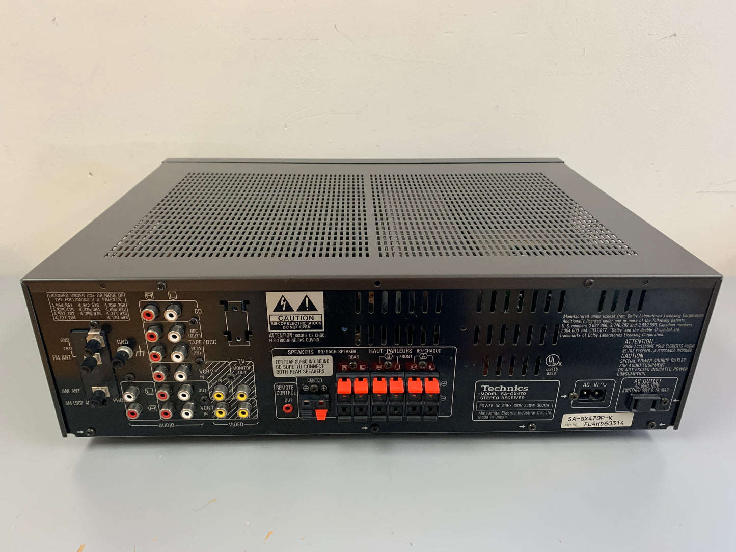 Technics SA-GX470 Stereo Receiver