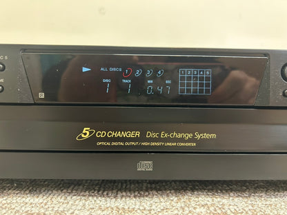Sony CDP-CE375 CD Carousel * 5 Discs * Remote * Fully Serviced