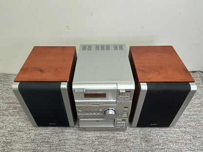 Sony HCD-CP1 CD Deck Receiver * CD - Radio - Cassette - Speakers - Remote