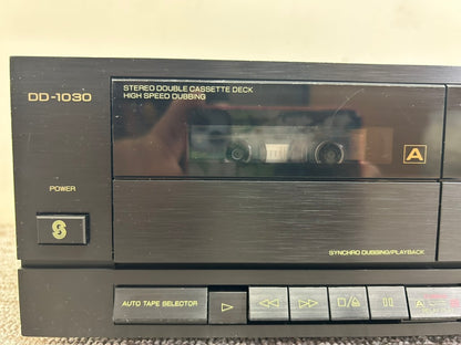 Sherwood DD-1030 Double Cassette Deck * Fully Serviced * new Belts