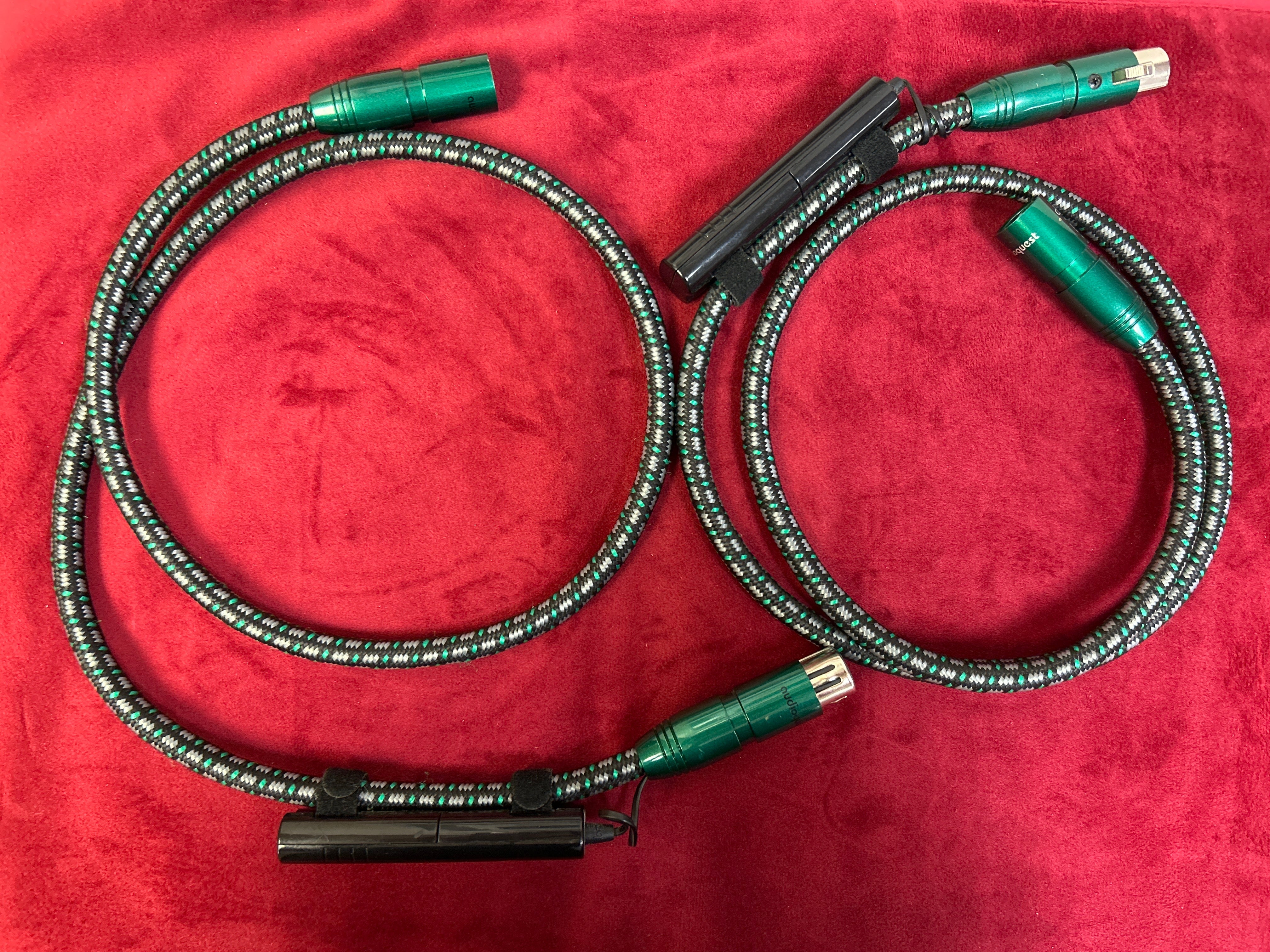 AudioQuest Columbia XLR Pair Cables 3ft DBS 48V