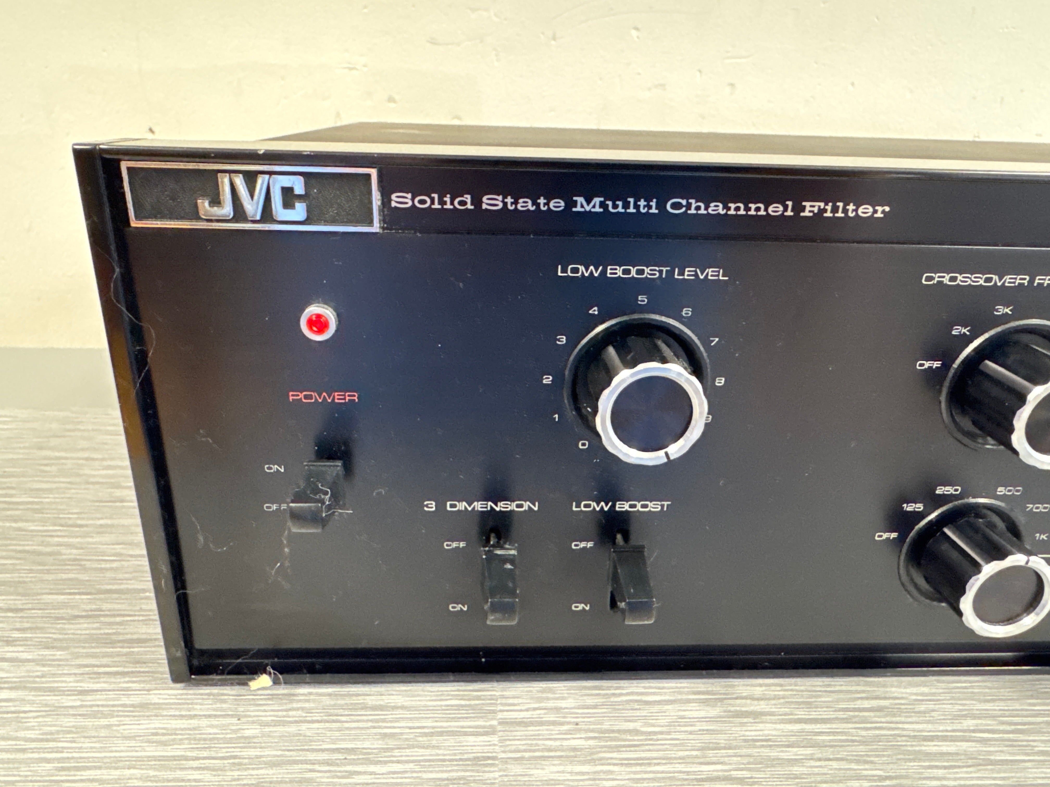 JVC CF-105 Solid State Multi Channel Filter * External Crossover * Equalize your Bi-Amp or Tri-Amp Speakers