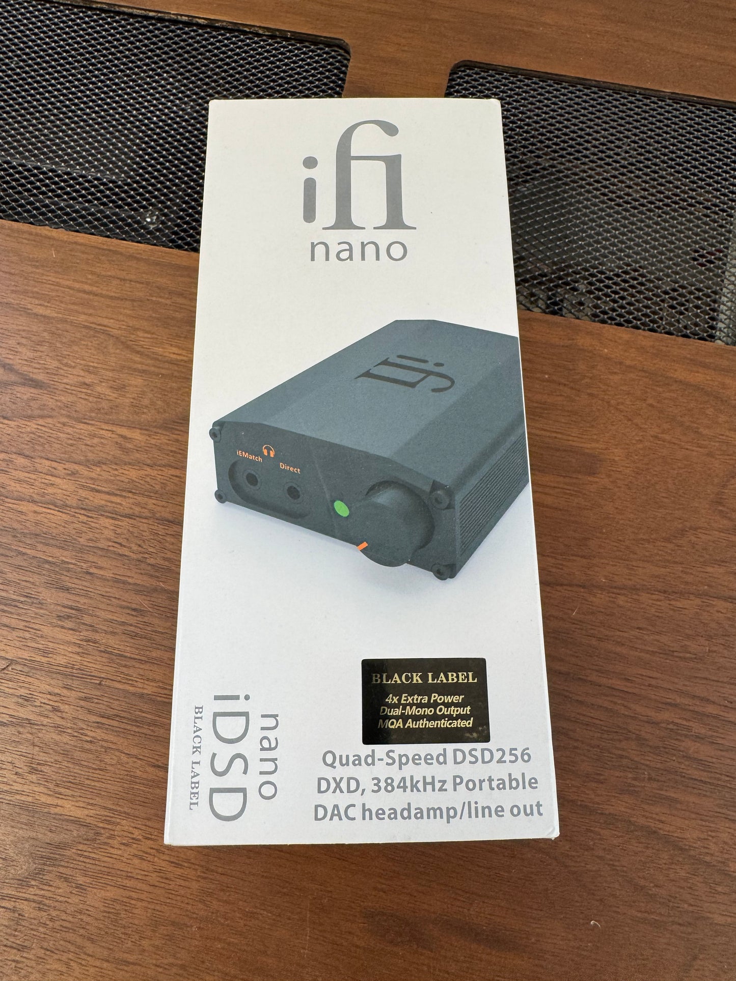 iFi nano iDSD Black Label - Quad Speed DSD256 DXD, 384kHz iFi nano iDSD Black Label - Quad Speed DSD256 DXD, 384kHz