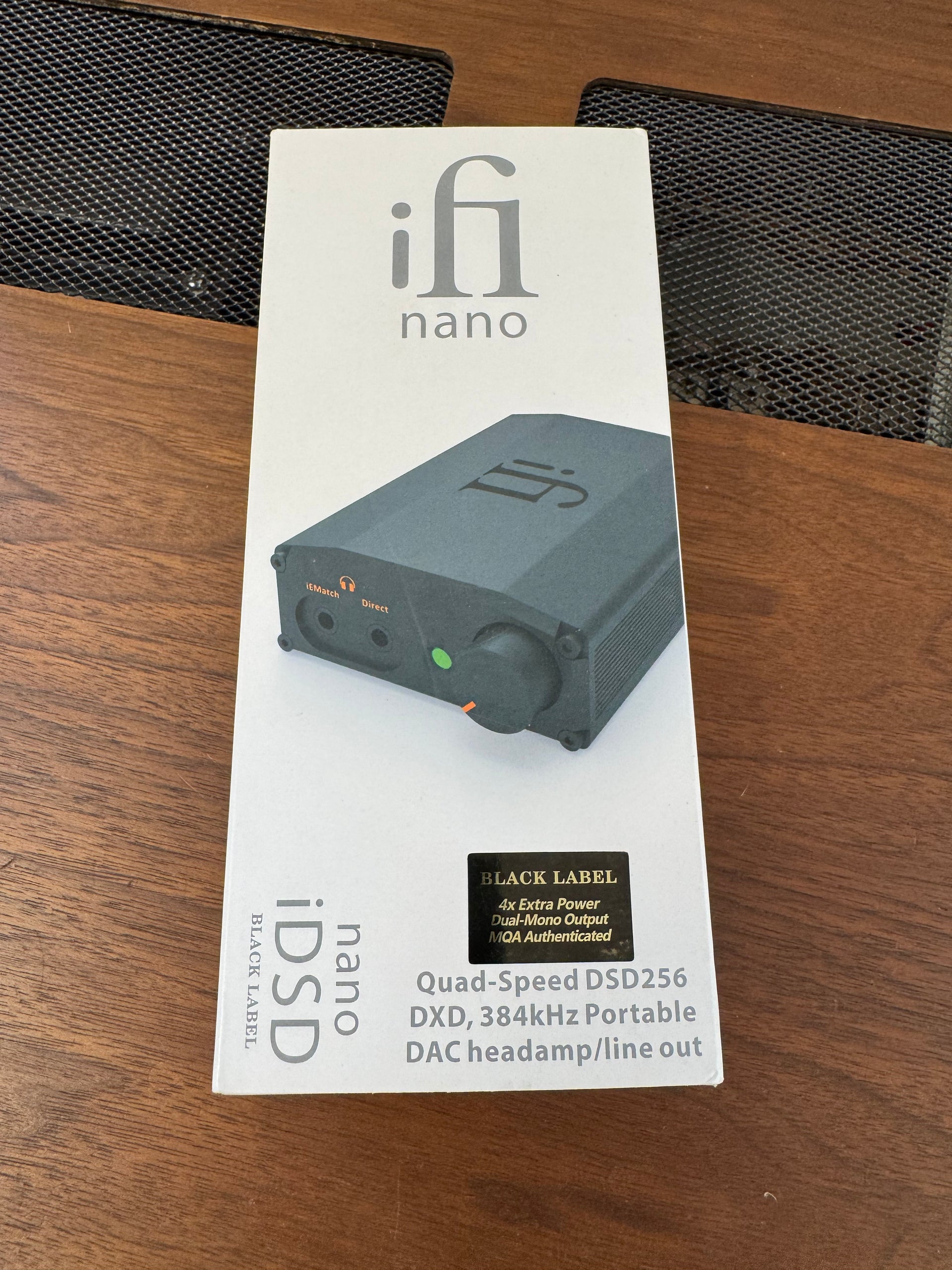 iFi nano iDSD Black Label - Quad Speed DSD256 DXD, 384kHz Portable