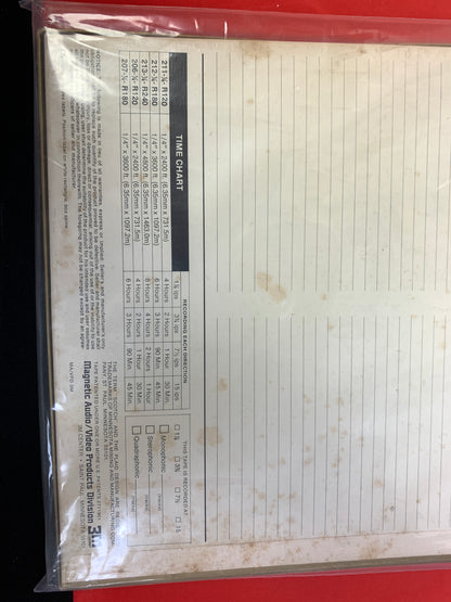 SCOTCH 10 inch 207 Recording Tape Metal Reel 3600ft * Box * Used