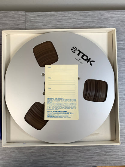 TDK 10 inch S-3600M Recording Tape Metal Reel * Used