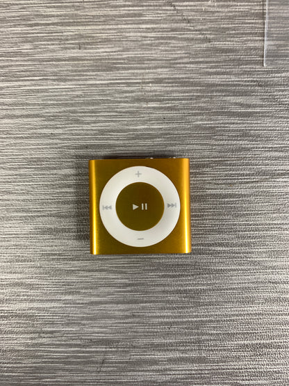 4th Generation Gold iPod Shuffle w/ Charging Cord & Headphones