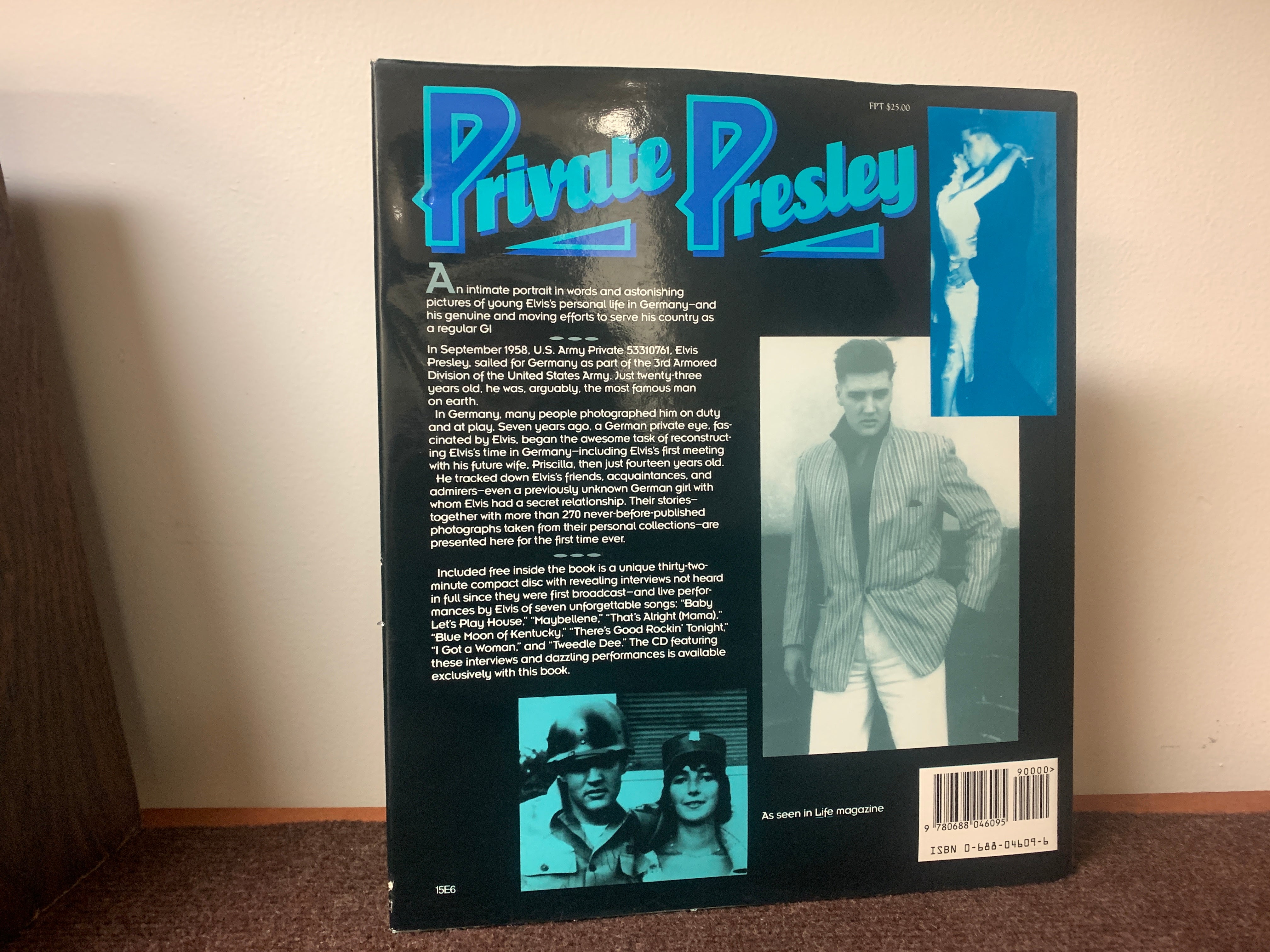 Private Presley The Missing Years Elvis in Germany Book (includes