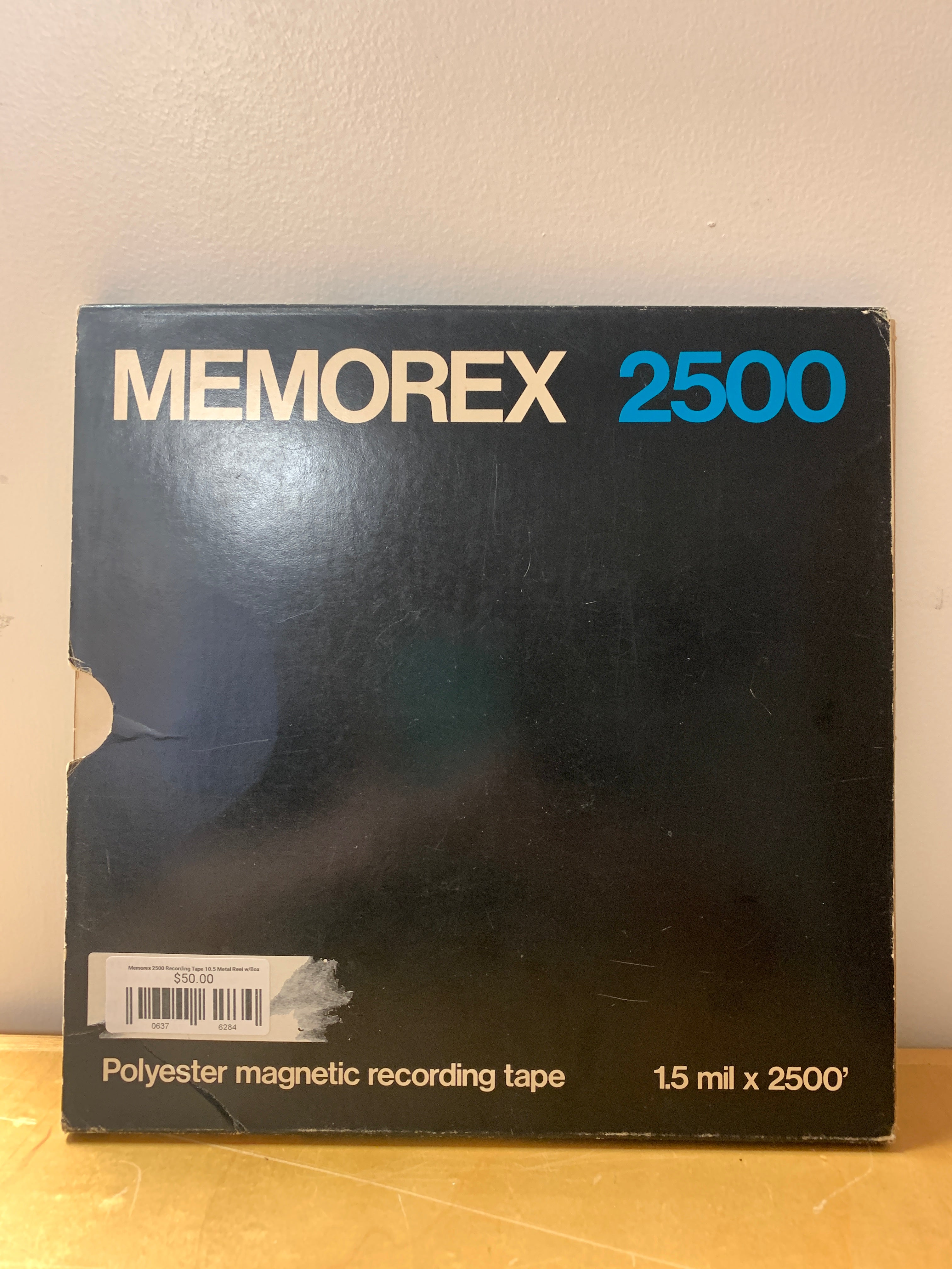 Memorex 2500 Recording Tape 10.5 Metal Reel * Used