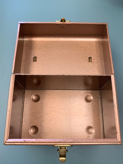 Metal 45 RPM Record Storage Carrying Case