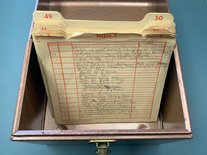 Metal 45 RPM Record Storage Carrying Case