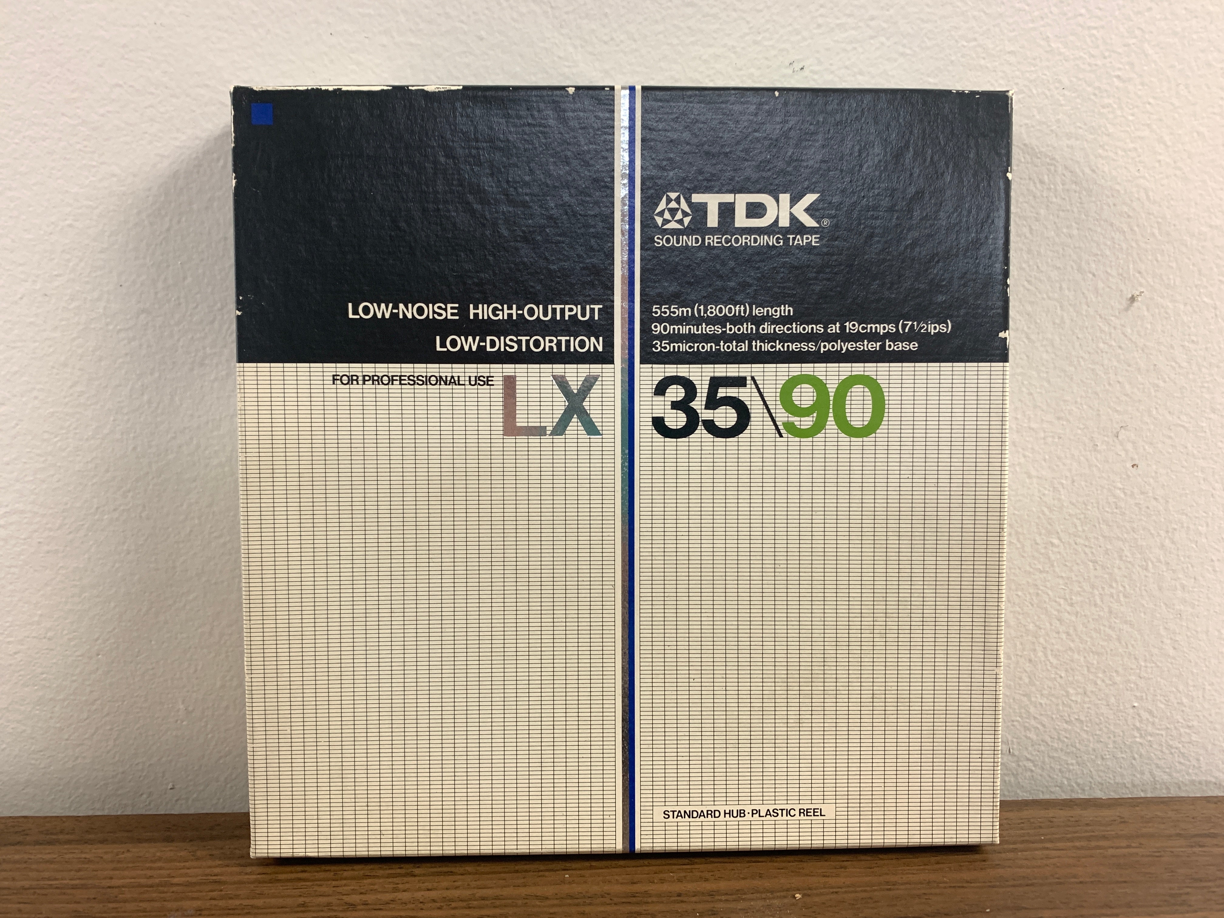 TDK 34/90 Recording Tape 10.5 Plastic Reel 1800ft * Used